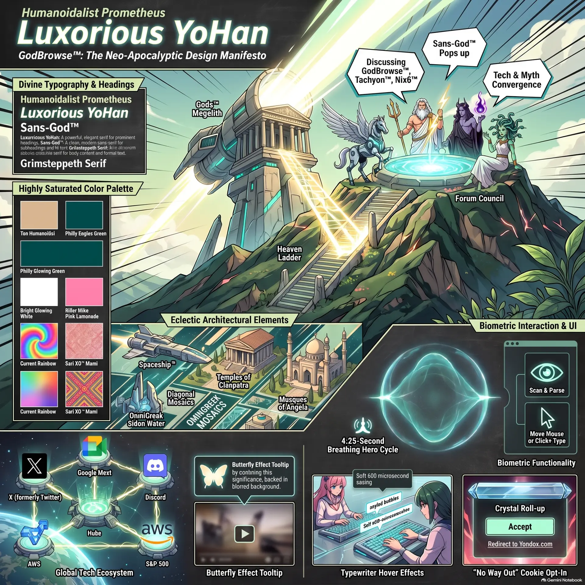 Neo-apocalyptic Perfect Apps design manifesto mural
