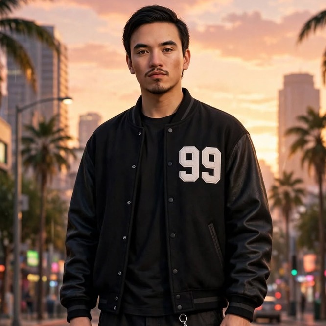 Cullen Cammack, chief executive officer, blacked-out varsity sunset teammate portrait